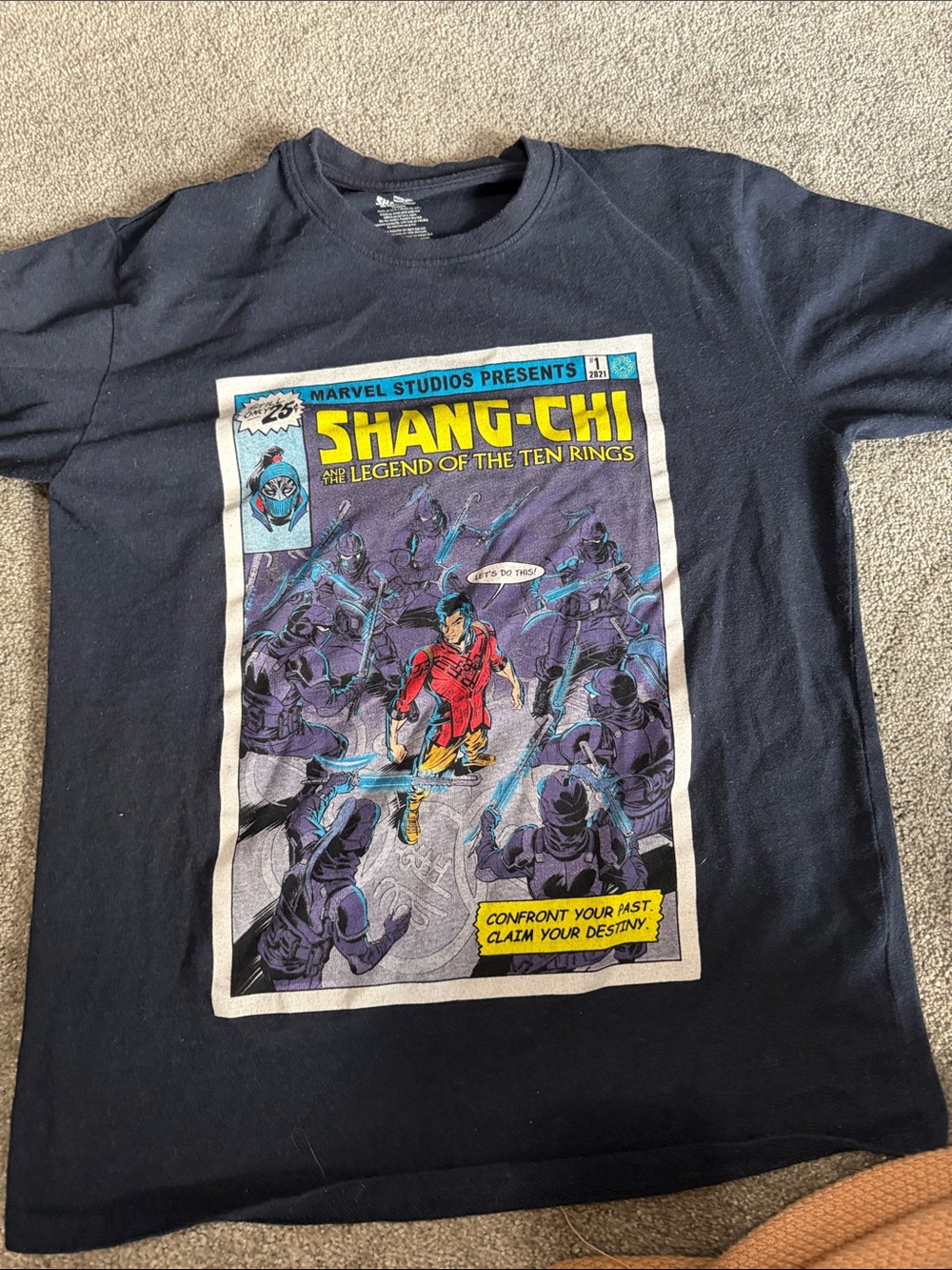 Black Shang-Chi Graphic Short-Sleeve Tee